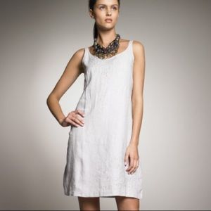 NWOT Eileen Fisher Linen Sun Dress w Sequins